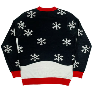 Áo len Giáng sinh tùy chỉnh cho nữ, áo len dệt kim vui nhộn mùa đông, áo len Giáng sinh màu đỏ dệt kim thời trang mặc nhà - Product Image 2