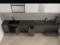 Ensemble complet de meubles design pour la maison produit de cuisine pour toute la maison armoire murale laquée moderne armoires de cuisine et accessoires