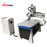 Routeur CNC professionnel Wattsan 3 axes, mini-machine de fraisage, de gravure et de découpe M1 6090 600x900