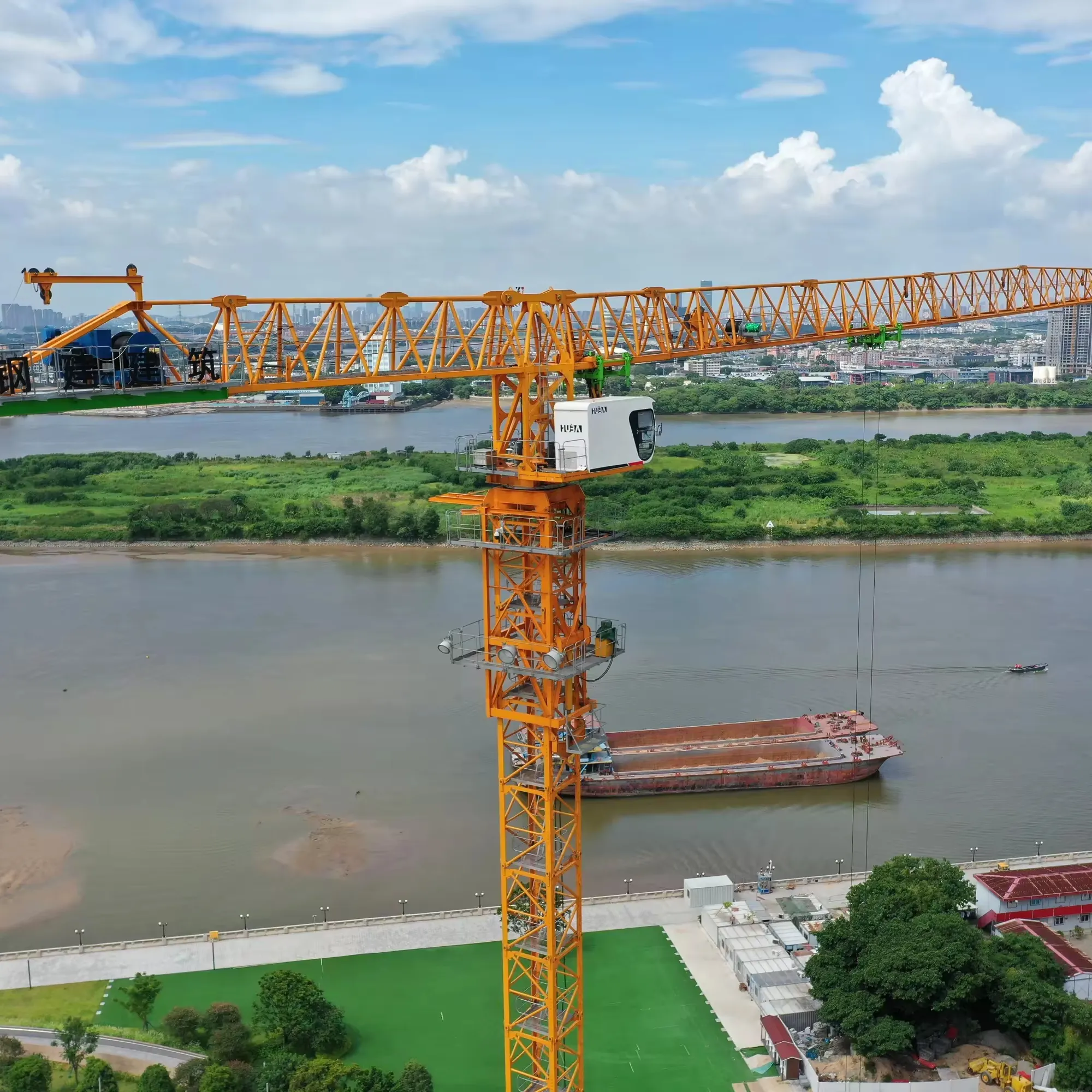 HUBA Topless Tower Crane T7035-16 16ton 70m construction lifting