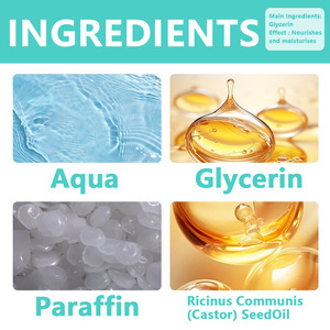 Unisex Levin Nước Xuất Khẩu Ice Dầu Tạo Kiểu Mạnh Mẽ Tạo Kiểu Sáp Dính Giữ Mạnh Mẽ Cho Làm Mới Tóc Xoăn Kem Phần Mở Rộng Tóc - Product Image 3