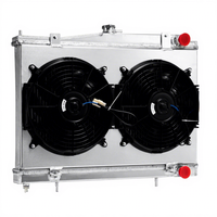 Ventilateur de radiateur à 3 rangées compatible avec Nissan Skyline R33/R34 GTS-T/GTR GTS GTT RB25DET