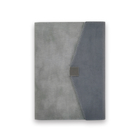 Carnet A5 en cuir PU avec rabat magnétique, couverture rigide, ligné, pour le bureau, journal personnalisé avec logo, agenda