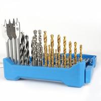 100 pièces ensemble de forets combinés ensembles d'outils polyvalents pour la fabrication de meubles d'usinage et le bricolage