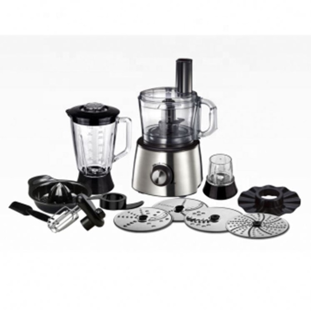 Kitchen 15 pcs in 1 multifunction trendy vertical style powerful 800W food processor  with stainless steel body