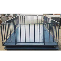 Balance de poids pour petits animaux Offre Spéciale Table de pondération électronique Bétail Chèvre Bétail Plate-forme Échelles 1.2*1.2m plate-forme