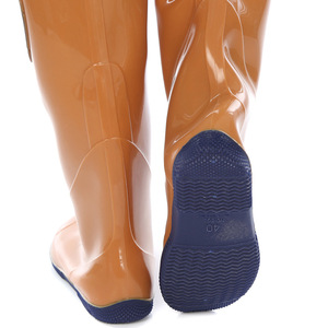 Pantalon de pêche en plastique de haute qualité demi-longueur, bottes de pataugeoire, équipement de pluie, OEM ODM, pour agriculture - Product Image 6
