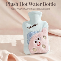 Bouillotte en Peluche Réutilisable Soulagement Douleurs Menstruelles et Articulaires Chauffage Hivernal