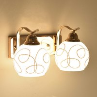 Lampe murale en fer pour chambre à coucher, salon, balcon, couloir, allée, escalier - Lampe de chevet créative à LED