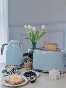 Tostadora de 2 Rebanadas con 6 Ajustes Preestablecidos, Función de Descongelación y Bandeja Recolectora de Migas Extraíble (Negra) - Product Image 5