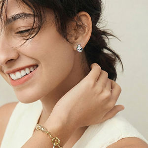 <span class=keywords><strong>Orecchini</strong></span> a Perno a Forma di <span class=keywords><strong>Coccinella</strong></span> in <span class=keywords><strong>Argento</strong></span> Sterling 925 con Zirconi Colorati, Regalo per Ragazze e Donne - Product Image 3