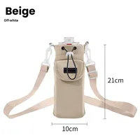 Sac isotherme portable en polyester pour bouteille d'eau et téléphone-Pochette de cyclisme étanche pour fitness (1-3L)