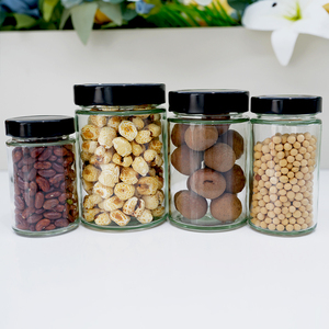 Contenitore per Alimenti Riciclato <span class=keywords><strong>da</strong></span> <span class=keywords><strong>500</strong></span> <span class=keywords><strong>Ml</strong></span>, <span class=keywords><strong>Vasetti</strong></span> per Marmellata, Contenitore <span class=keywords><strong>in</strong></span> <span class=keywords><strong>Vetro</strong></span> con Coperchio Metallico Alto - Product Image 2