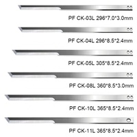 Lames droites de découpe de tissu HSS CAD de haute qualité 305*8.5*2.4mm pour couteaux de découpe automatique Lectra