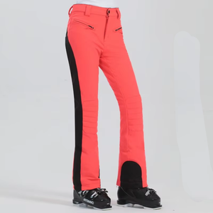 26 Nouveaux Pantalons de <span class=keywords><strong>Ski</strong></span> Hiver Femme Grande Taille Double Board Extérieur Chaud <span class=keywords><strong>Slim</strong></span> Coupe-Vent Imperméable Extensible 100% Chauffant avec Fermeture Éclair - Product Image 6