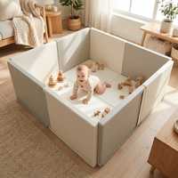 Parc de jeu souple pour tout-petits Safe Haven Perimeter, ultime sanctuaire sécurisé avec murs souples, certifié CE CPC, espace de jeu intérieur sécurisé