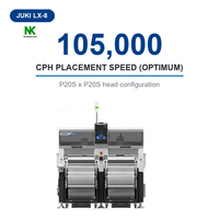 Mesin Pick and Place LX8 105000CPH Presisi Tinggi ±35um SMT Mounter untuk Jalur Perakitan PCB LED