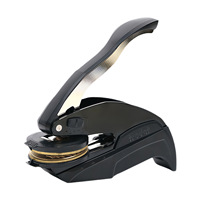 Machine à tamponner manuelle en acier Trodat, portable, double usage, pour gaufrage de logo, gravure, tamponnage d'événements de mariage, sceau 41 mm