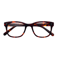 Cadre de lunettes en acétate transparent carré rétro Mazzucchelli Diamond Face Shape Clear Lunettes Gafas Occhiali Acetato Eyewear