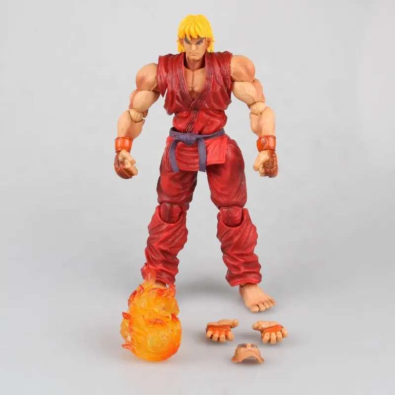 PVC 1/6 Street Fighter Angka 3D OEM Bergerak Sendi 1/6 Action Figure untuk Dijual