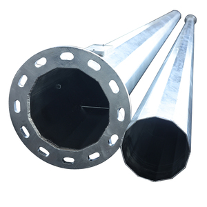 Cột Điện cột thép mạ kẽm đường dây Truyền tải điện thép hình ống tháp cực - Product Image 3