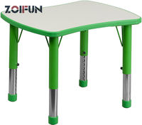 Fournisseurs de meubles pour maternelles ZOIFUN, table d'étude pour enfants réglable en hauteur sur 8 niveaux