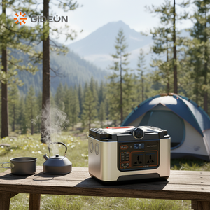 Générateur solaire portable de camping 700W à batterie lithium pour extérieur, <span class=keywords><strong>station</strong></span> d'alimentation à onde sinusoïdale pure pour la maison - Product Image 1