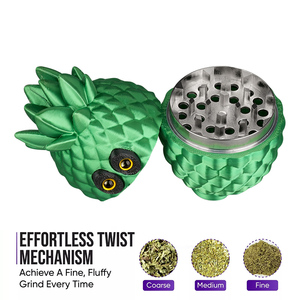Wholesale Novelty Design Mr Pineapple Shaped Custom Color Hemp <b>Grinders</b> Tobacco Grinding Machine - Product Image 5