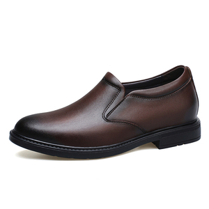GIOIO Chaussures en cuir pour hommes, mocassins rehaussants pour affaires et mariages, avec semelle intérieure épaisse augmentant la hauteur de 6 cm - Product Image 2