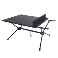 Table de pique-nique pliante moderne en aluminium pour l'extérieur, table portable enroulable, table de camping, table de barbecue