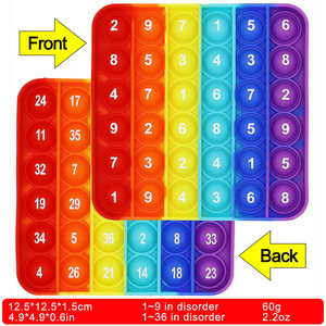 Sẵn sàng để tàu 12.5cm/4.9in Silicone đẩy bong bóng thần tài đồ chơi <span class=keywords><strong>c</strong></span>ảm giá<span class=keywords><strong>c</strong></span>, số bảng chữ <span class=keywords><strong>c</strong></span>ái giảng dạy giáo dụ<span class=keywords><strong>c</strong></span> Pop đồ chơi - Product Image 2