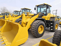 LG958F Mini Wheel Loader Hidrolik Penuh 5 Ton dengan Bucket 3CBM, Compact Front End Loader untuk Pekerjaan Pertanian, Kehutanan, dan Pekerjaan Kota