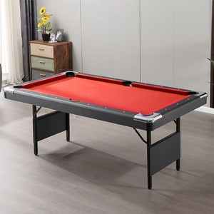 <span class=keywords><strong>Mesa</strong></span> <span class=keywords><strong>de</strong></span> <span class=keywords><strong>Billar</strong></span> Plegable 3 en 1 Multifuncional para Interiores <span class=keywords><strong>de</strong></span> <span class=keywords><strong>6</strong></span> <span class=keywords><strong>Pies</strong></span> con Marco <span class=keywords><strong>de</strong></span> MDF y Cojín <span class=keywords><strong>de</strong></span> Goma Portátil - Product Image 1