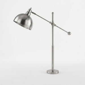 Lampe de table LED E26 simple à alimentation CC, industrielle, en métal, rotative et réglable, petite, pour décoration de chambre, élégante et luxueuse, usine OEM/ODM - Product Image 2