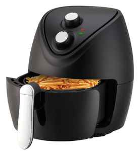 Friteuse à tiroir de grande capacité 8L Friteuse à air visible avec double bouton de contrôle avec minuterie Avec fenêtre de visualisation - Product Image 5