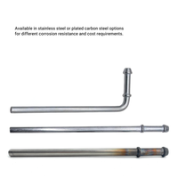 Tige de suspension d'échappement en acier à souder pour système d'échappement automobile, durable et facile à installer