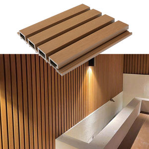 Revestimiento de Pared Exterior Decorativo Anti-UV de WPC, Panel de Pared Impermeable de Madera y Plástico Compuesto para Exteriores - Product Image 5