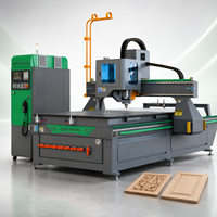 Routeur CNC ATC à changement d'outil rotatif pour la sculpture sur bois, la découpe de PVC et d'acrylique, avec servomoteur, pour usage en atelier de précision, taille personnalisée