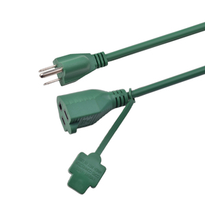 Mỹ 3-pin Mỹ cáp điện NEMA wd6 Ổ cắm điện dây màu đen điện dải chúng tôi với công tắc điều khiển và ổ cắm với bụi che - Product Image 4