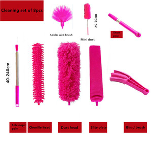 Hộ gia đình đa chức năng sợi nhỏ Khăn lau bụi có thể tháo rời lông có thể tháo rời khăn lau bụi làm sạch - Product Image 3