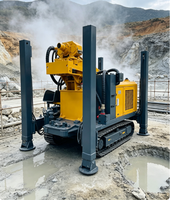 Foreuse rotative portable diesel durable à double usage pour puits d'eau de 300 m, modèle Dubaï, à vendre