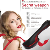 Lisseur de cheveux électrique portable multifonctionnel, peigne chauffant professionnel, outil de coiffage, sèche-cheveux, brosse de massage
