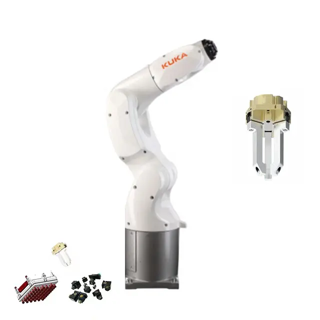 KUKA Roboterarm KR 3 R540 Handhabung stapel manipulator mit Greifer oder Sauger zum Palet tieren von Lebensmittel dosen oder Milch beuteln