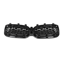 Pour BMW X3 G01 LCI 2022-2024 X4 G02 LCI 2022-2025 Grille de calandre avant style diamant noir brillant ABS