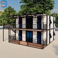 WinFair-Maison modulaire préfabriquée à deux étages, mobile, en conteneur, prix 20 pieds, 2 chambres à coucher Cebu, Philippines pour vivre