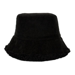 Chapeau bob personnalisé en laine d'agneau, chapeau de pêcheur, automne hiver, épaissi, chaud, chapeau de protection contre le froid, grande circonférence de tête, extérieur - Product Image 2