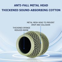 Microphone vocal Audio dynamique filaire cardioïde professionnel système de conférence en métal antibruit connecteur XLR pour une utilisation en Studio