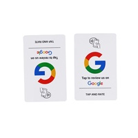 Carte de contrôle d'accès Partage de médias sociaux personnalisé Nfc Google Review Play Carte-cadeau