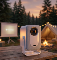 Projecteur YDH-C600PRO 4K avec mise au point électronique, 720P, Android 14, 600 lumens LED LCD, projecteur portable pour la maison