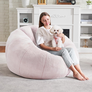Custom <strong>Bean</strong> <strong>Bag</strong> Stuffed Sofa Chair <strong>Pink</strong> <strong>Bean</strong> <strong>Bag</strong> - Product Image 1